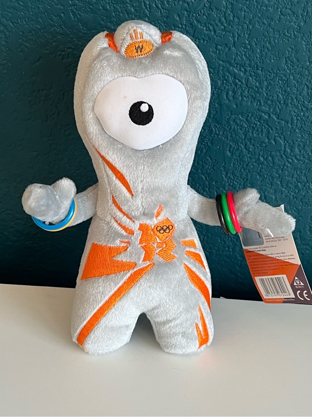 Wenlock Olympic Mascot 12” Soft Plush London England 2012 Official New w/ tags